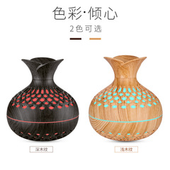 クロスボーダー創意木目花加湿器USBミニ静音ホームオフィスデスク