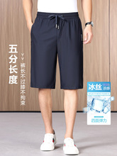 2025新品夏季超薄速干男士休闲短裤直筒宽松运动裤五分裤男裤子