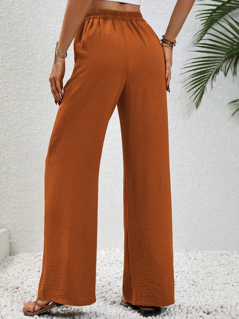 Women's Daily Streetwear Solid Color Full Length Casual Pants Straight Pants display picture 49