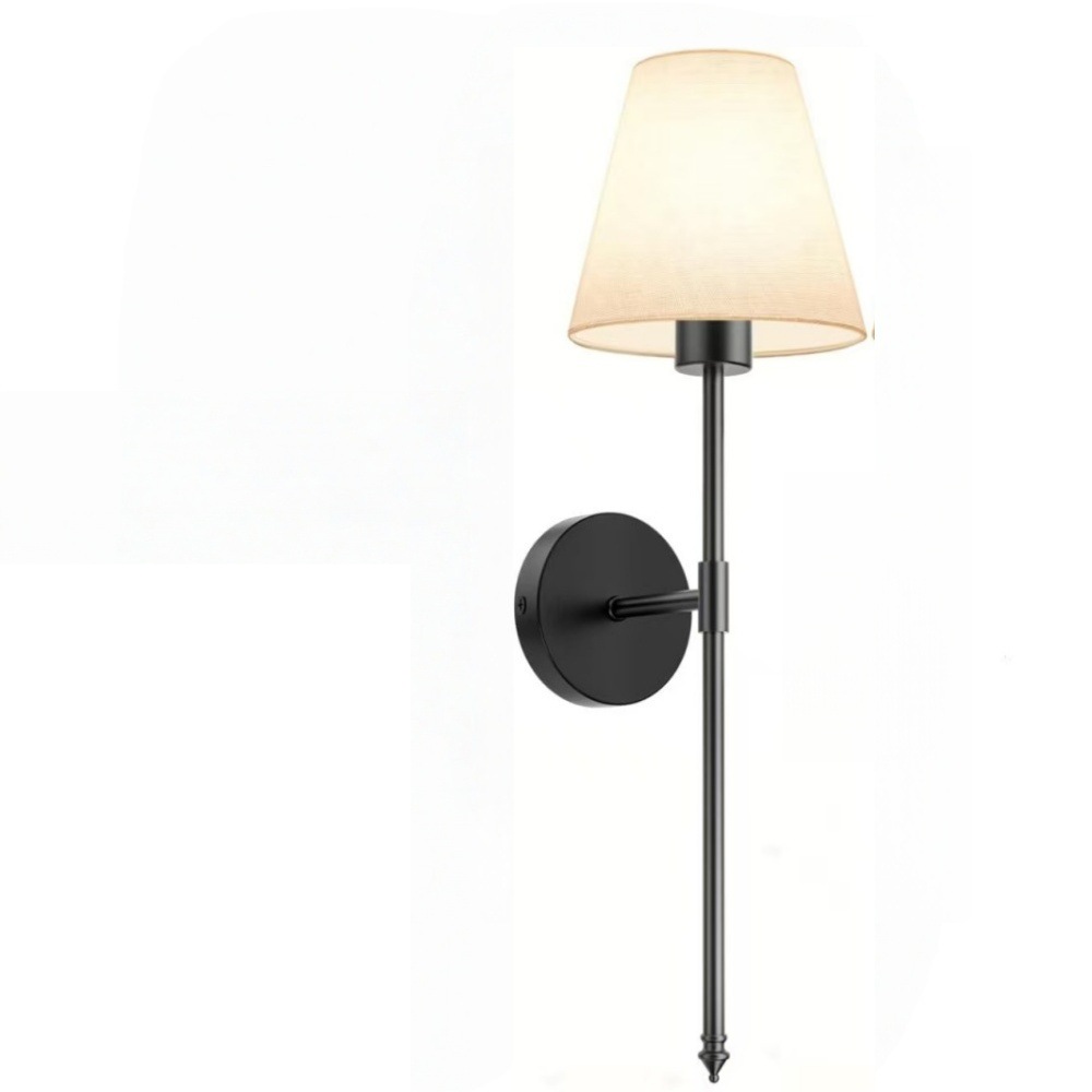 Lámpara de Pared Recargable RGB de Hierro y Tela Regulable con Control Remoto para Dormitorio y Pasillo image 8