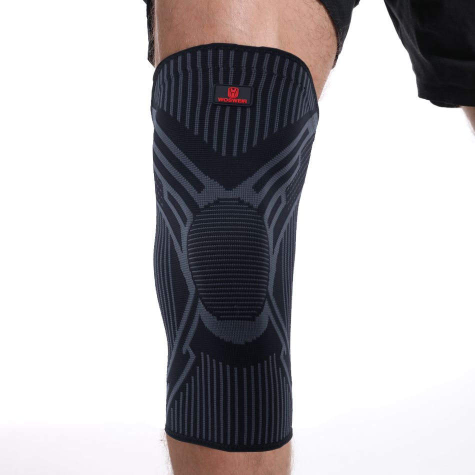 Deportes de verano rótula saltar cuerda alargada nylon delgada correr baloncesto hombres y mujeres profesional antideslizante rodilla manga protectora