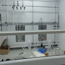 通风柜合成架不锈钢网格架子蒸馏架PP连接杆双排管固定架冷凝塔r*