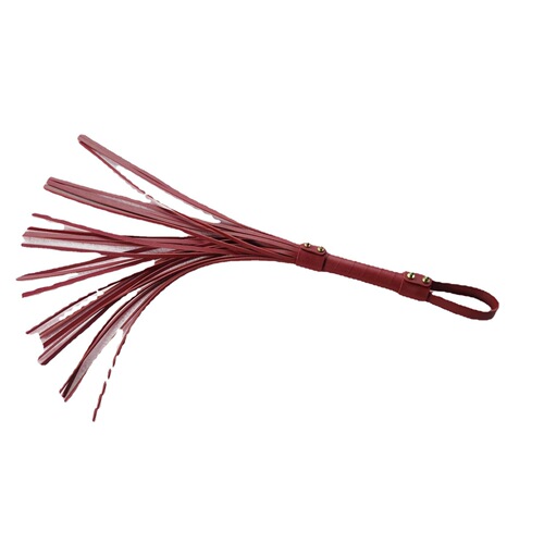 Manufacturer of fashionable fun leather whip double-sided leather couple SM props supplies female sex whip sex products wholesale