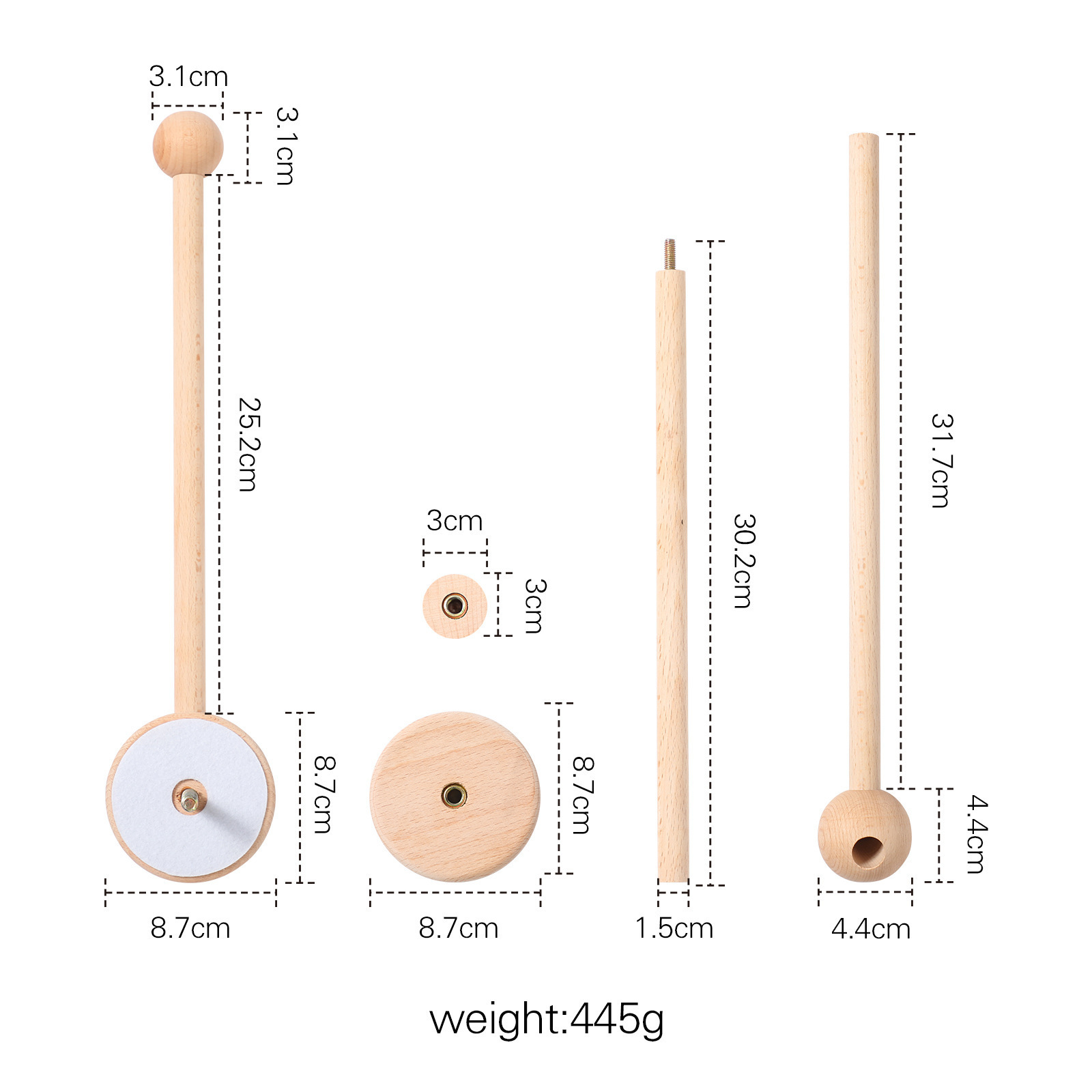 Amazon simple campana de cama para bebé soporte de madera mosquitera barra colgante accesorios de campana de cama recién nacido soporte de campana de cama calmante