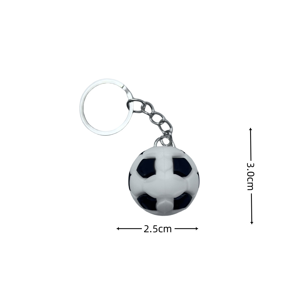 Nuevos productos mini fútbol baloncesto llavero de simulación artículos deportivos de rugby tenis colgante de automóvil regalos image 6