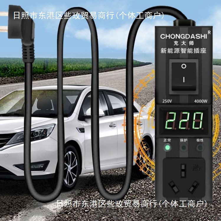 Fits Wuling Hongguang MINIEV new energy vehicle charging converter universal grounding no ground wire needed fits BYD