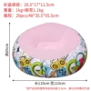 Spherical fuchsia sofa, graffiti