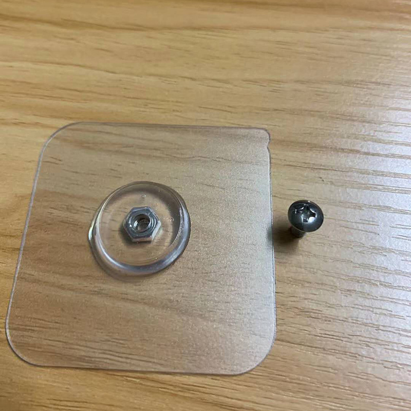 Adhesivo fuerte tornillo de pared sin costuras de perforación de uñas libre de rack de instalación colgante adhesivo sin costuras de tornillo sin clavos