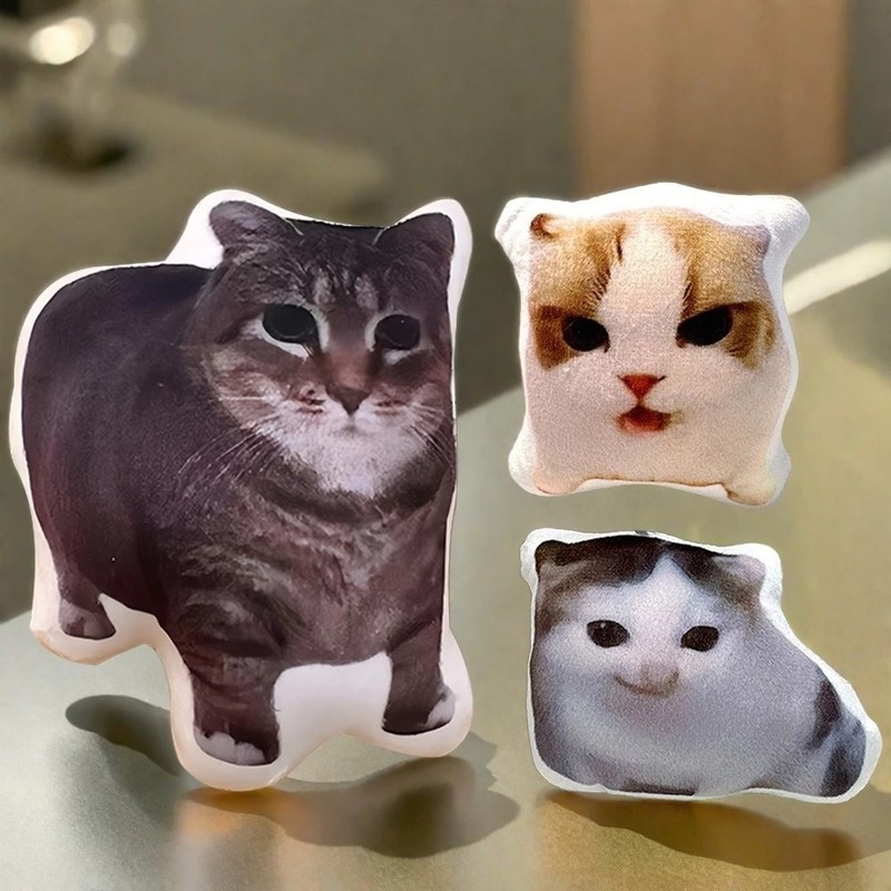 oiiaioooooiai猫表情包语音挂件小猫发声玩偶搞笑宠物解压钥匙扣|undefined