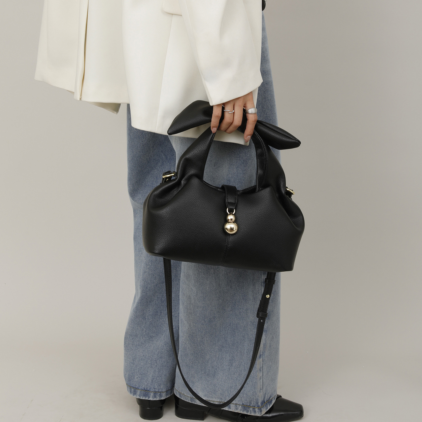Coreana retro nicho nubes bolsas de mujer arco universal bolsas de mochila diarias de viaje de moda bolsas de hombro bolsas de bolsas de bolsas