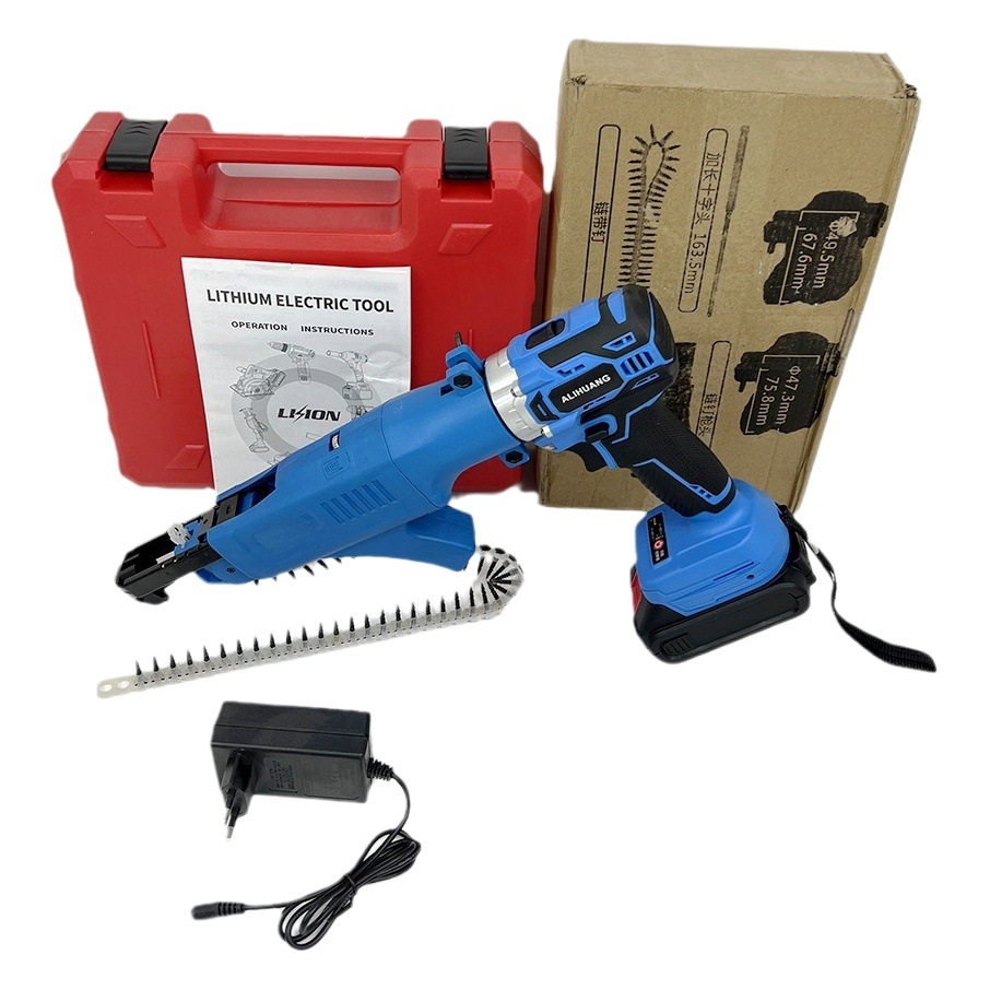 Cadena con tornillo de cabeza de pistola placa de yeso Cadena de tornillo con cabeza de pistola de clavos decoración de carpintería autorroscante pistola de clavos de cadena eléctrica