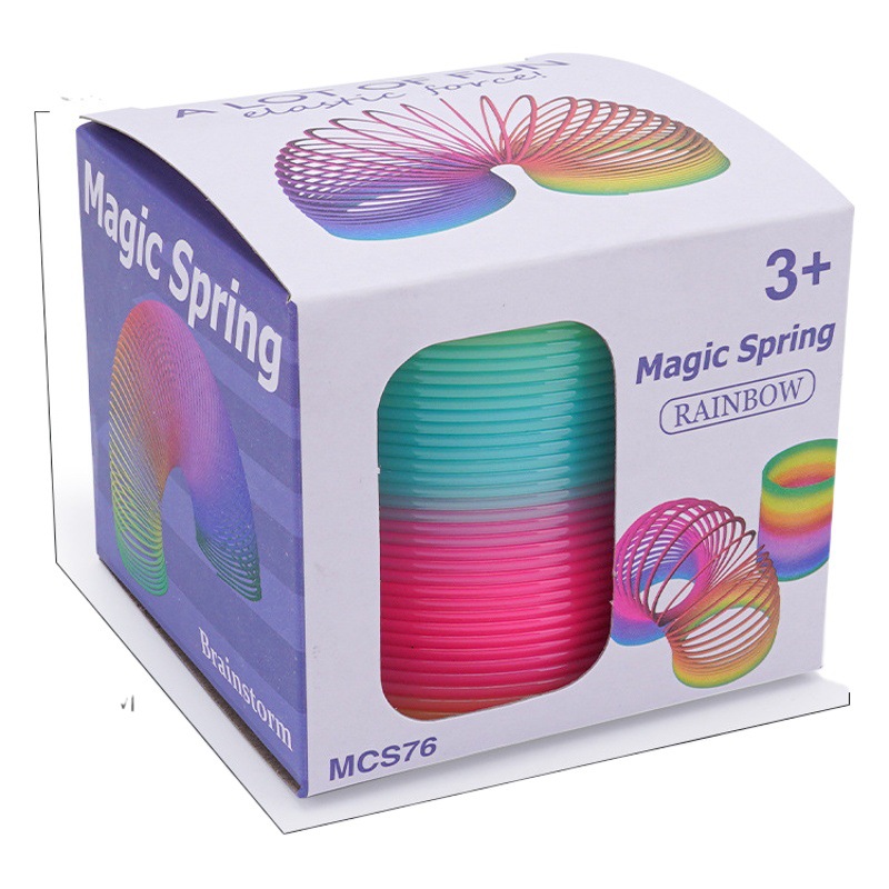 7,6*6 elástico Qixing Arco Iris círculo escuela supermercado Venta caliente juguetes fábrica directa jengle sola caja