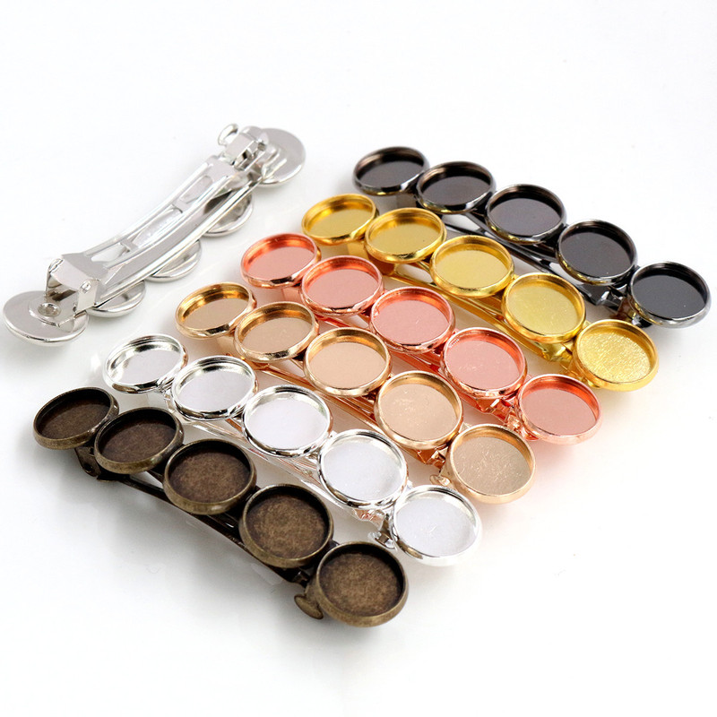Time Gem 12mm Inner Diameter Hairpin Automatic Spring Clamp with 5 Tray Base Jewelry Accessories 6g Time Gem 12mm Inner Diameter Hairpin Automatic Spring Clamp with 5 Tray Base Jewelry Accessories 6g