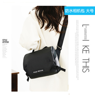 New Camera Bag Shoulder Handbag Cross-border Fashion Waterproof Photography Bag Business Men and Women Travel Crossbody Bag Micro Single