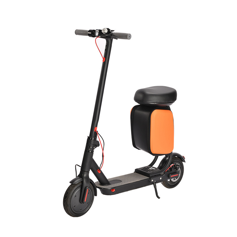 Scooter eléctrico plegable con asiento para estudiantes, scooter portátil de dos ruedas, scooter de pedal para adultos para trabajar