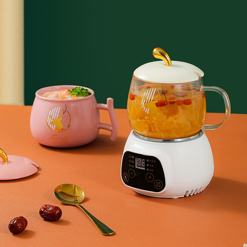 多功能電炖杯智能加熱電熱杯電炖鍋迷妳嬰兒小炖盅分體養生杯禮品