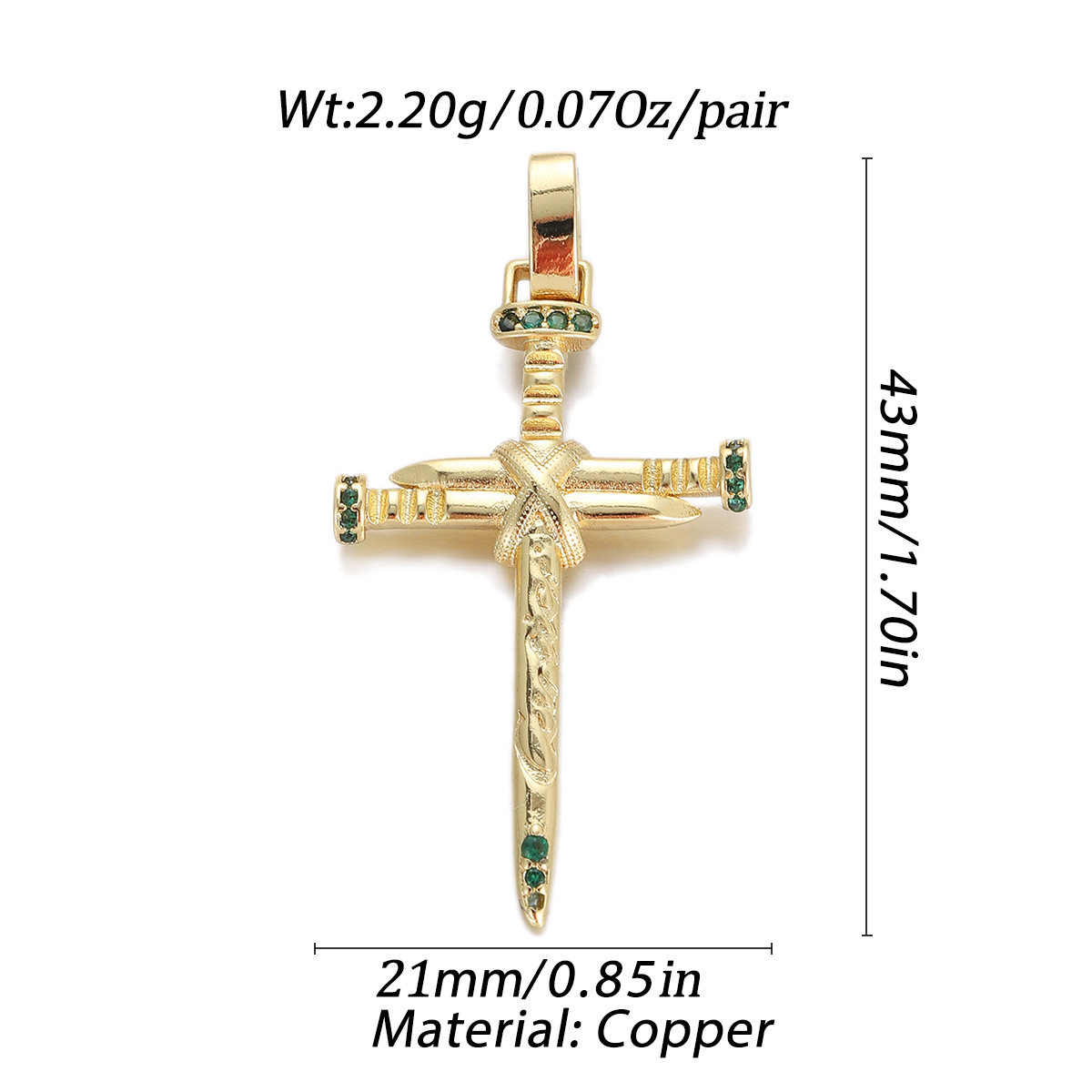 4g Weight Pendant, Chain Jewelry Making Type 20 * 33mm Jewelry Making Size Zircon Inlay Material DIY Jewelry Accessories Classification 1 Piece Quantity Copper Material Cross, Virgin Mary Pattern Plating Design Religion, Classic Style Style 1 Piece 20 * 33mm Copper Zircon Cross Virgin Mary Pendant Chain 7