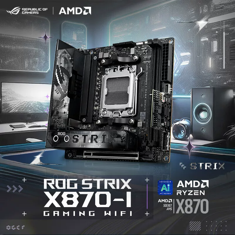 Материнская плата ROG Strix X870-I Gaming WiFi, поддержка процессоров