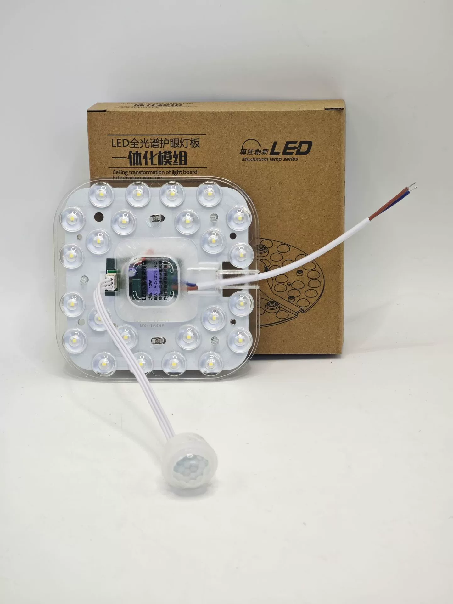 LED physiological induction ceiling light with light music, light panel for corridor