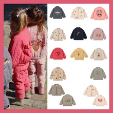 25秋冬KS棉服儿童加厚棉衣外套男童羊羔绒保暖棒球服夹克外套