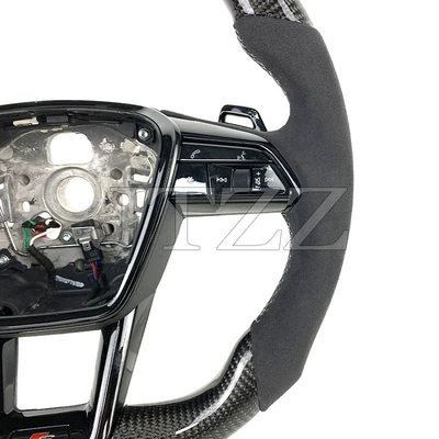 Steering wheel: new sports carbon fiber steering
