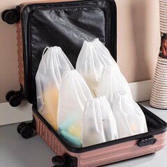 旅行收纳袋鞋子行李内衣衣物整理多功能旅行收纳防尘防潮袋子