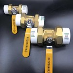 厂家批发铜自来水管道阀门自来水管道开关PPR材质优质57黄铜