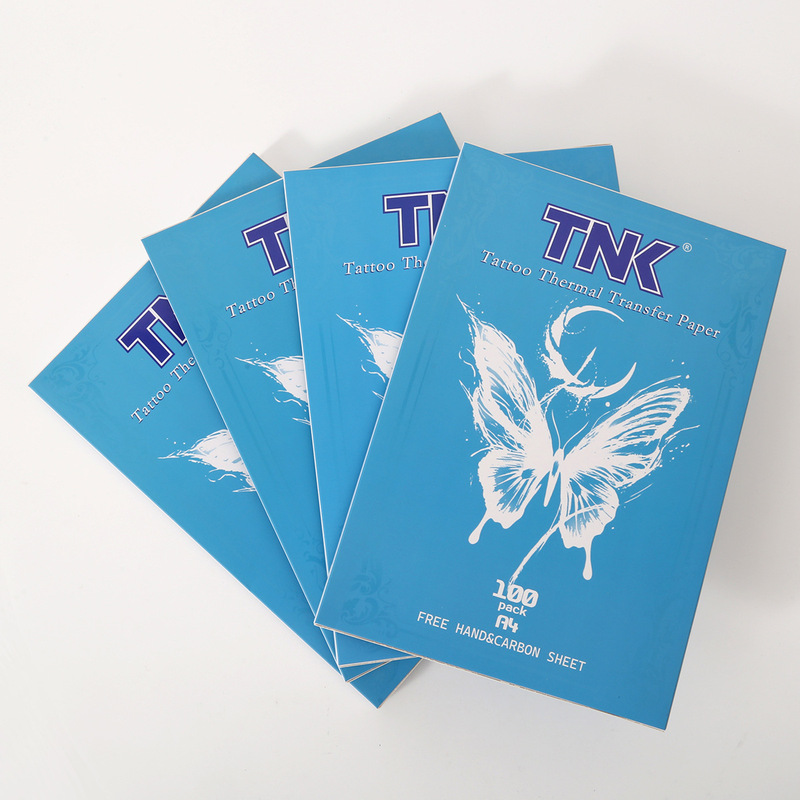 High-Definition Line Blue Tattoo Transfer Paper Realistic Pattern Clear Tattoo Printing Hand-Drawn Machine Transfer Copy Paper Equipment