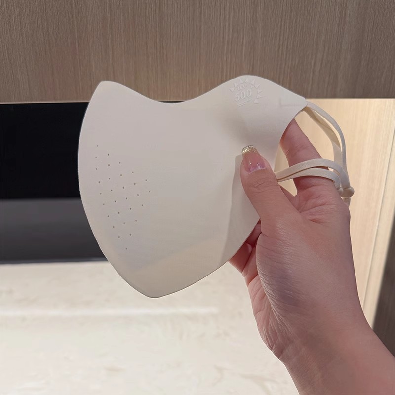 夏のアイスマスクは通気性があり、水洗い可能なヒアルロン酸3d立体日焼け止めマスクは目の角を保護して紫外線を防止します。