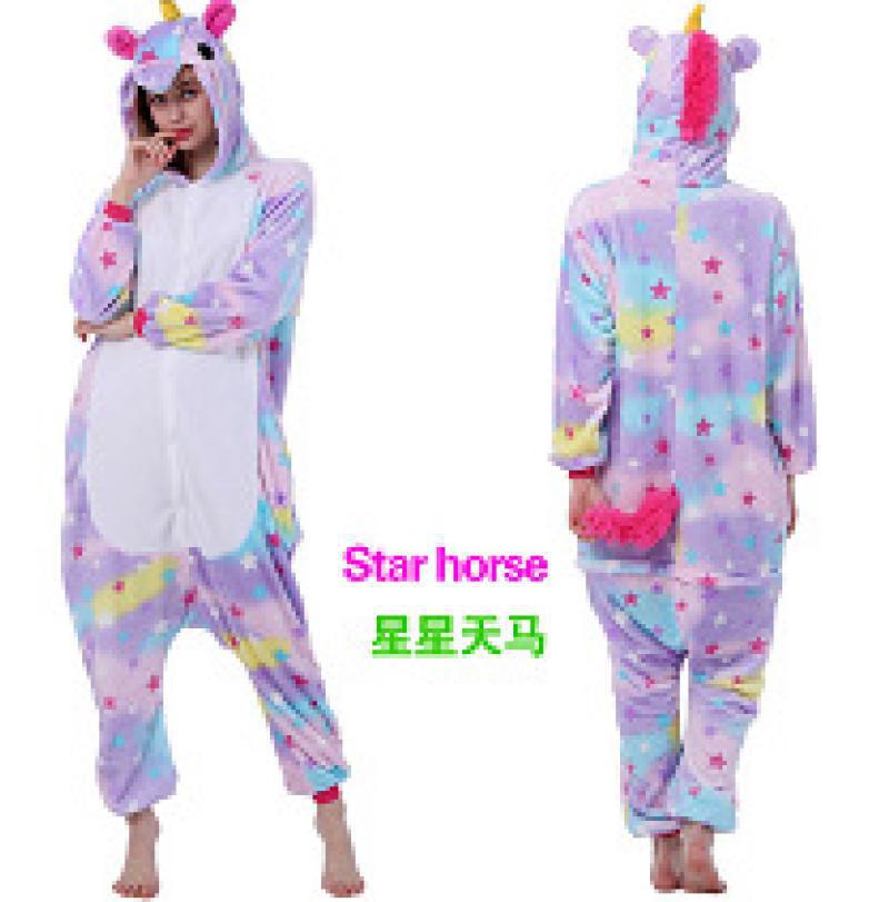 Pijamas transfronterizos al por mayor de fábrica Labubu pijamas femeninos de una sola pieza de dibujos animados pijamas de animales de franela Capibala