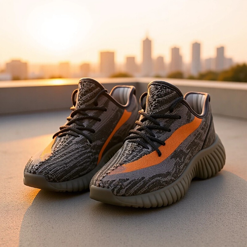 Putian Comfortable Coconut Shoes Men's 350 Summer Breathable Yeezy Soft-Soled Sports Casual Shoes Running Shoes
