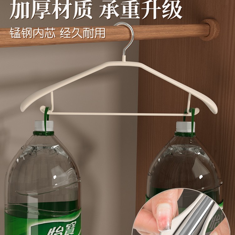 衣架家用挂衣宽肩浸塑无痕防滑不起包晾衣服架子轻奢衣柜衣撑衣挂|undefined