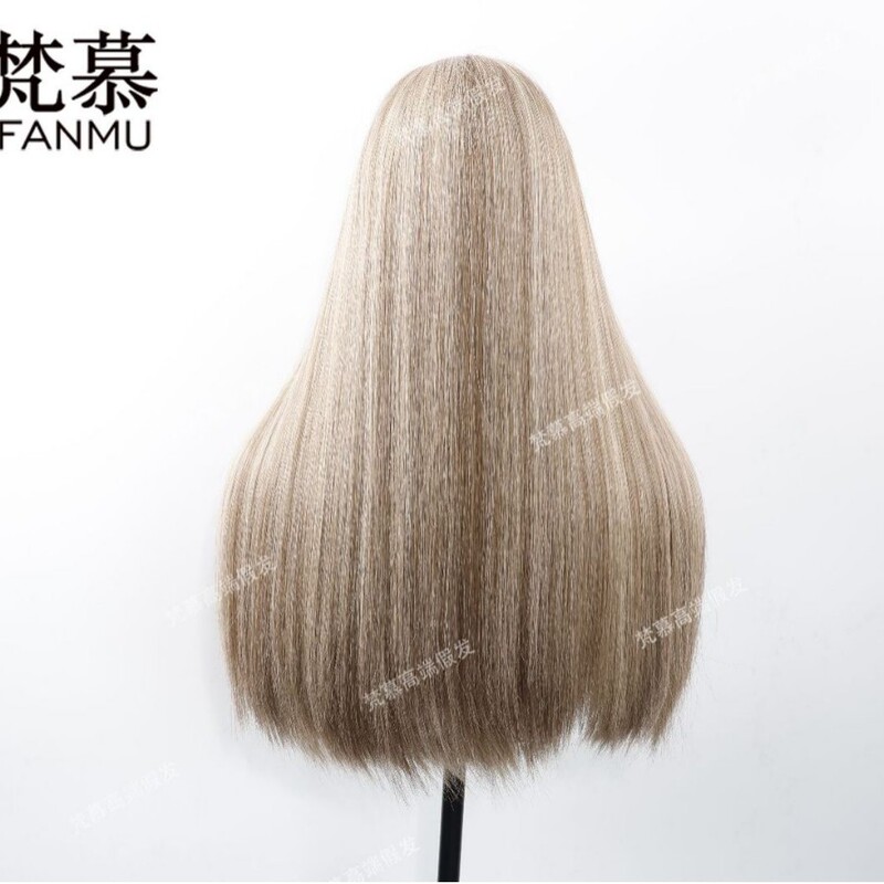 High-End Jewish Hair, Highlighted Full Human Hair Strands, European and American White Hair, Braided Hair, Popular Cross-Border Export Item High-End Jewish Hair, Highlighted Full Human Hair Strands, European and American White Hair, Braided Hair, Popular Cross-Border Export Item