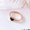 Cross border Amazon Simplicity Shepherd love Ring Simplicity Rose Gold Peach Forefinger Ring personality Bracelets