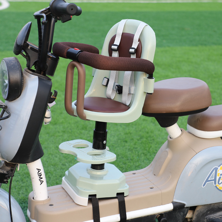 Electric car Children's seat front motorcycle baby front seat battery car scooter baby shock absorber seat