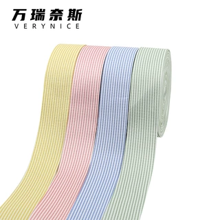 韩式ins风糖果色细条纹压布条手工diy蝴蝶结发饰发夹领结材料
