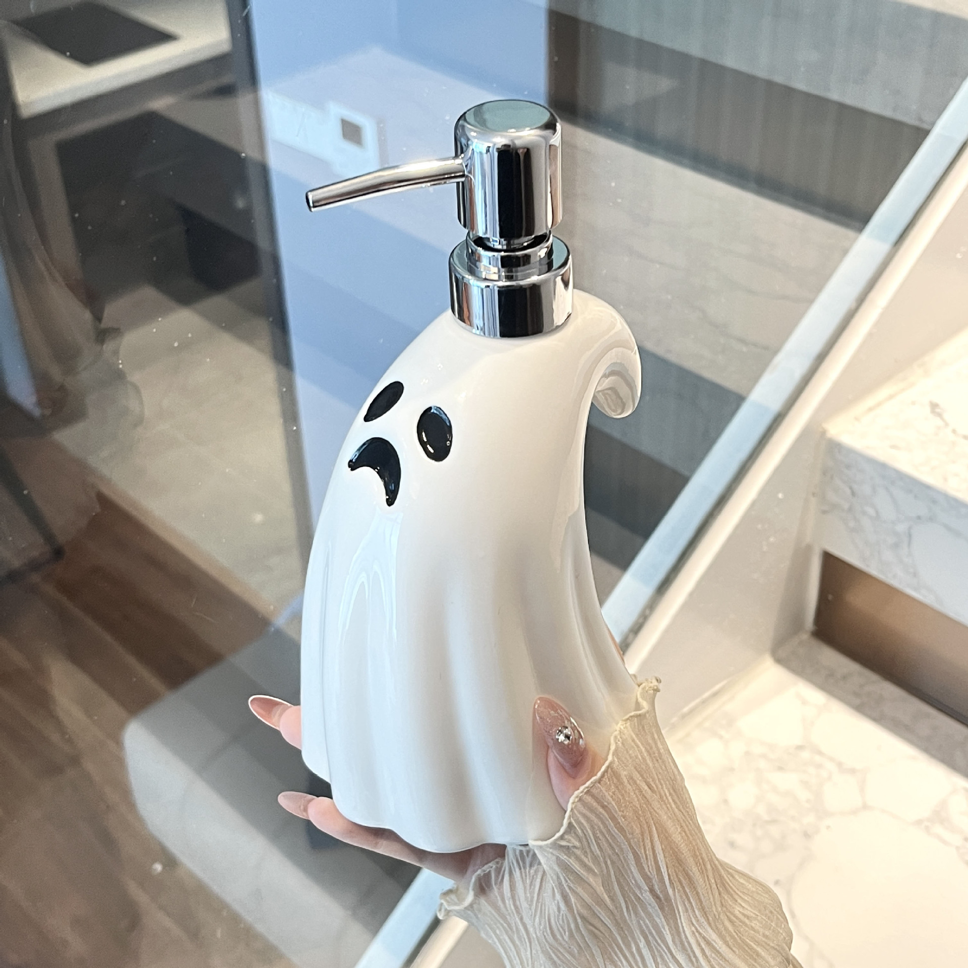 Inodoro creativo desinfectante de manos botella de loción botella de baño botella de prensa de gran capacidad Hotel Casa