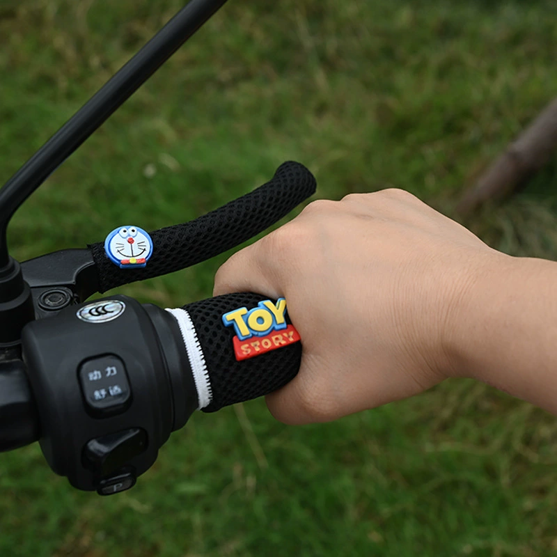 Новый летний чехол на руль из ледяного шелка, чехол на руль электромобиля, трехколесного велосипеда, мотоцикла, впитывающий пот, дышащий универсальный чехол на руль