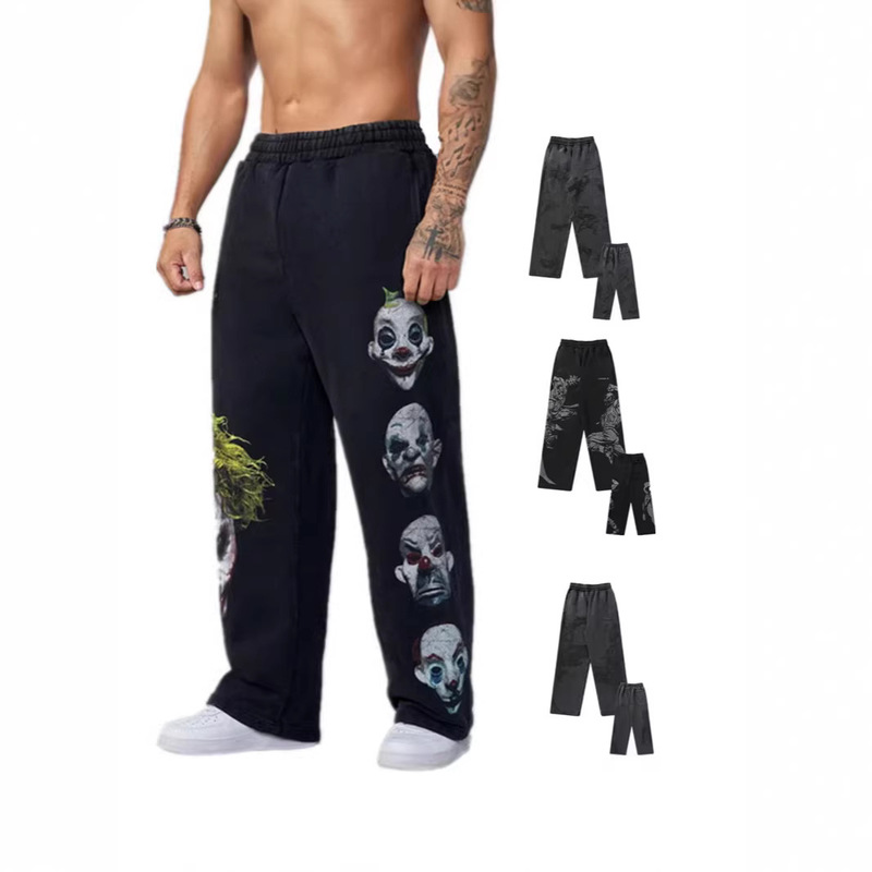 Youngla American-Style Trendy Brand New Men's Sports Pants Jogging Fitness Basketball Training Casual Straight-Leg Long Pants