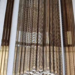 Factory supply gold-plated medium wave infrared heating tube double lamp hole semi-gold-plated infrared wholesale customization