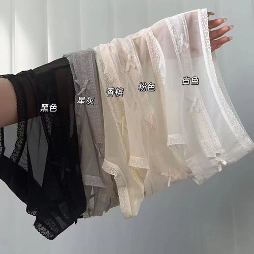 8627 French Baroque Queen's Girl Style Lace Mesh Panties Summer Thin Breathable Briefs