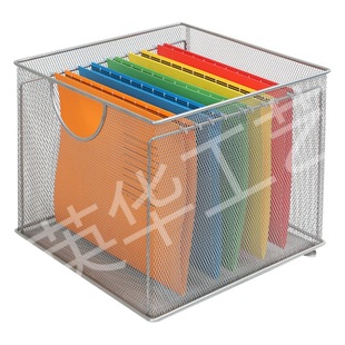 Hanging clip European and American size export European and American simple metal grid creative Home Office file storage and finishing