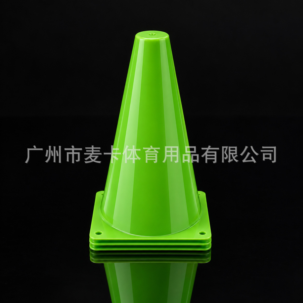 Cono Marcador de Fútbol de 18 cm de LDPE para Entrenamiento