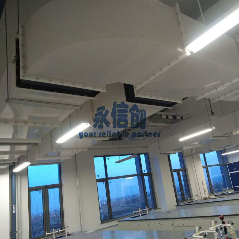 焊接塑料PVC风管 聚氯乙烯/聚丙烯塑料通风管道加工PP板矩形风管