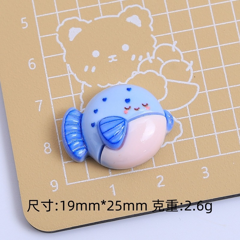 青い海の動物手作り diy クリーム接着剤アクセサリー樹脂アクセサリージュエリーホール靴バックル手作り材料|undefined