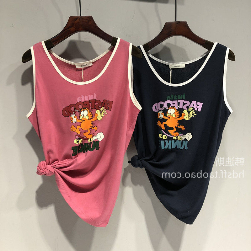 Fat mm Plus Size Loose and Interesting Sleeveless Bottoming T-shirt for Women 150kg Summer Fashion Versatile Vest Top Trendy