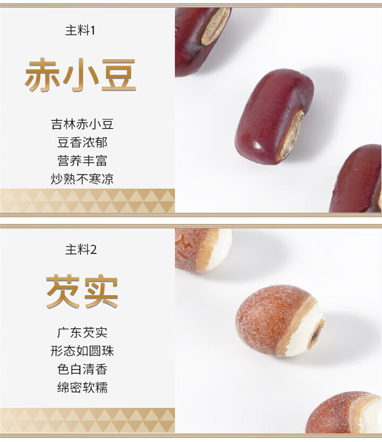Roasted Adzuki Bean Coix Seed Euryale Poria Tea Chi Xiao Dou Yi Mi Qian Shi Fu Ling 15g x 15 Bags No-Brew Herbal Tea quality and texture