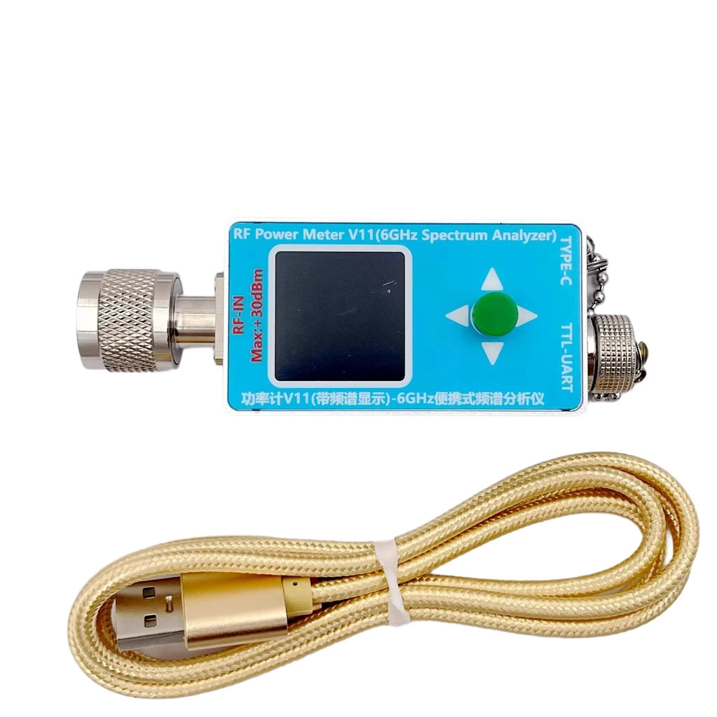 Радиочастотный измеритель мощности типа N V11 TYPE-C коммуникационный силовой детектор 6GHZ спектрометр EMC обнаружения