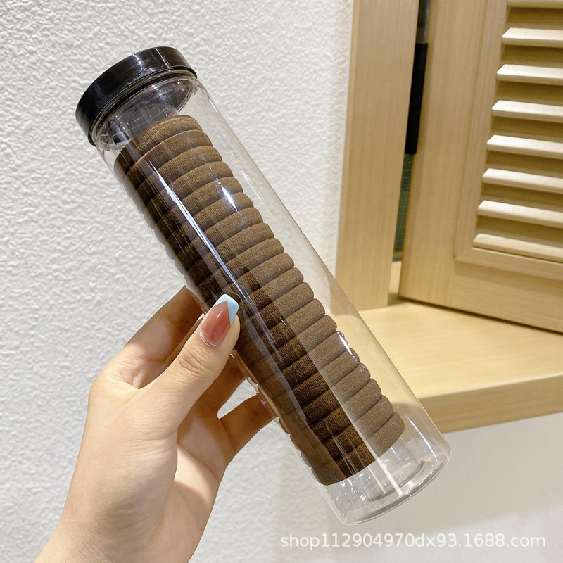 Tela de goma simple y duradera de alta elasticidad para mujeres, anillo de cabello para niños, cordón de cabello no lesiones, accesorios para el cabello diarios versátiles