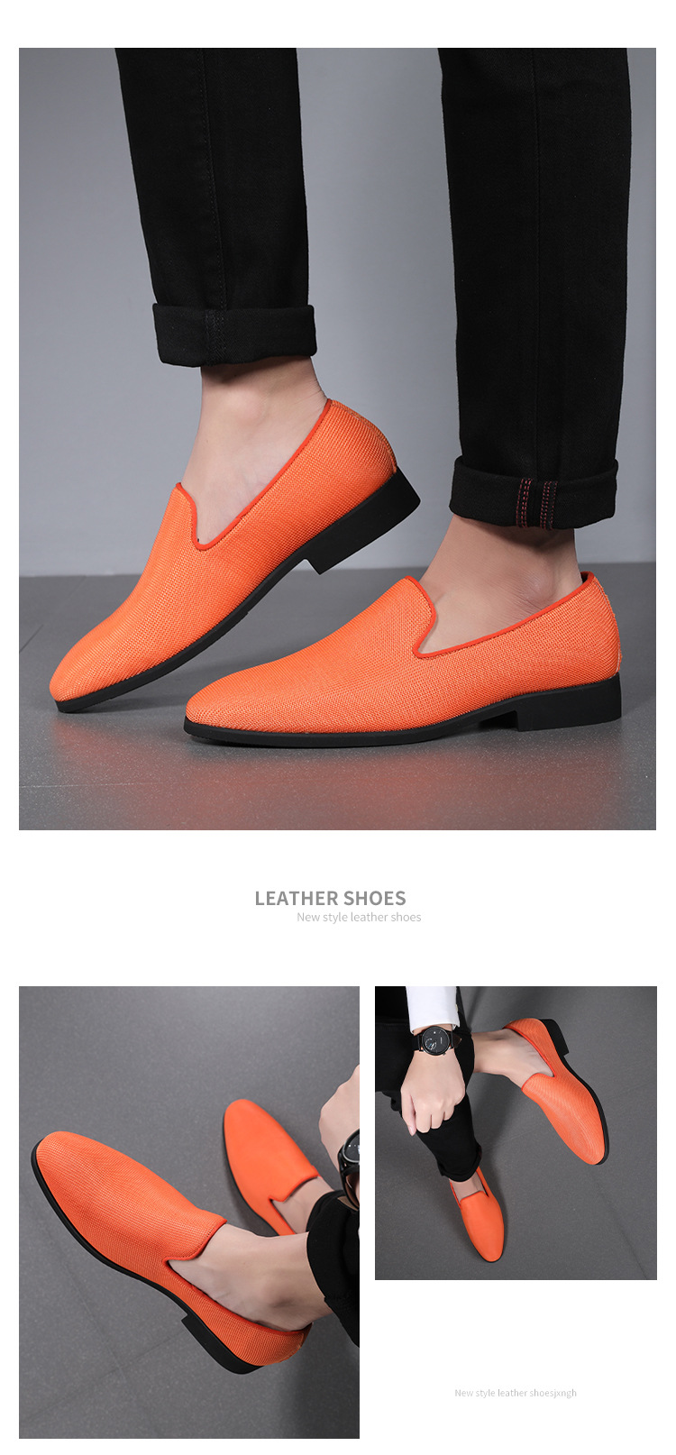 Bequeme Herren Loafer Aus Mesh Leichte Slip-on Freizeitschuhe_voghion.com